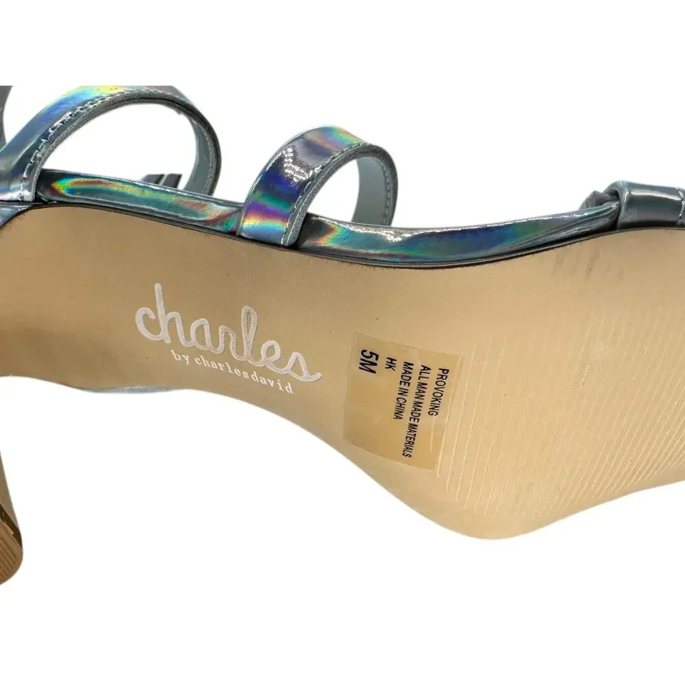 Charles by Charles David Women's Provoking Heeled Sandal,‎ Iridescent, 5